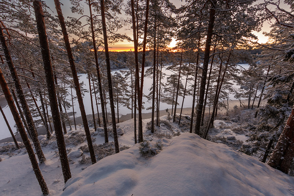 Tiveden. Canon 5Ds R + EF 14/2,8 II. Tid 4 sek. bl. 13 och ISO 100.